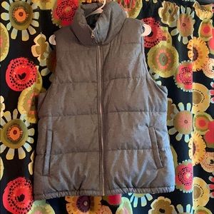 Gray Puffer vest